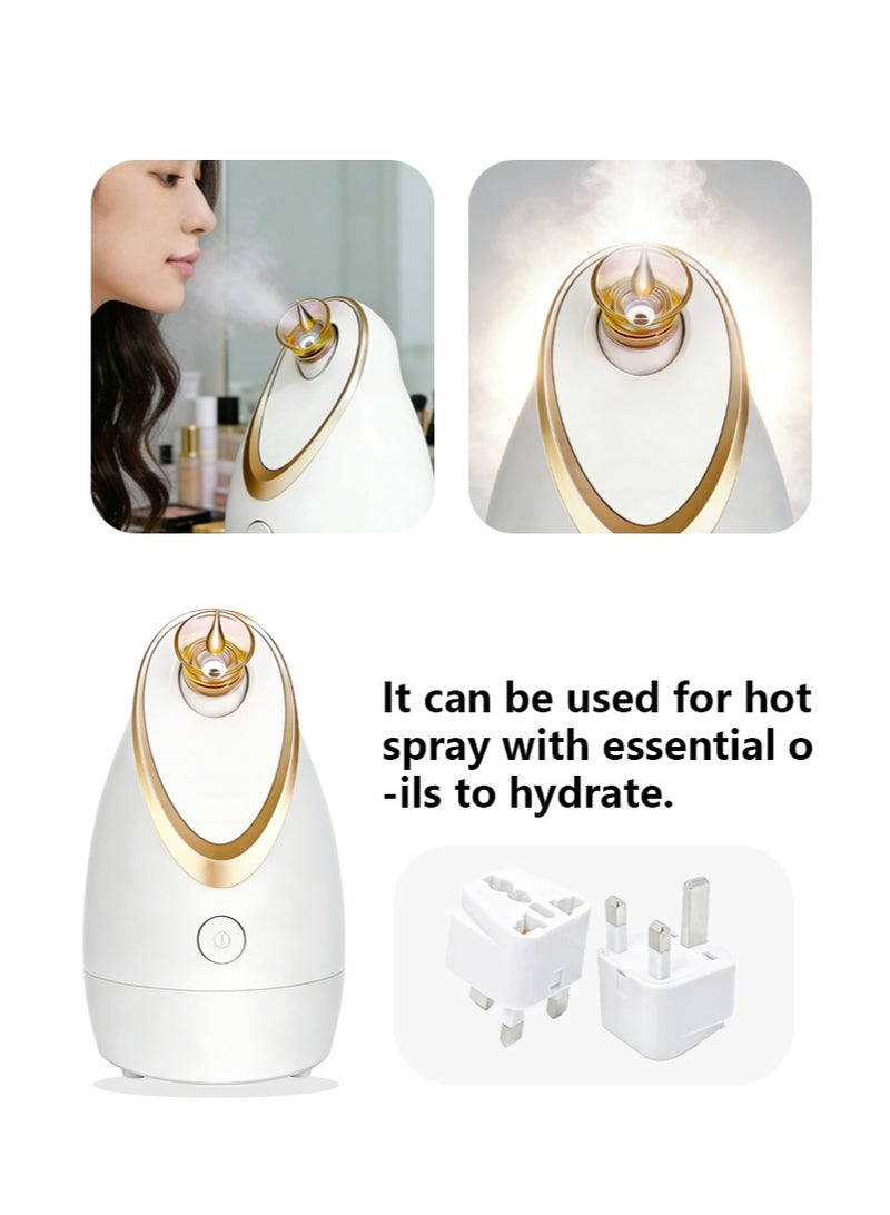 180 cosmetics Facial Steamer - Nanoparticle Ionic Facial Steamer, perfect for home sauna and spa treatments, with humidification function. This steamer effectively cleans the skin deeply, unclogs pores, and relieves sinus discomfort. - Image 2